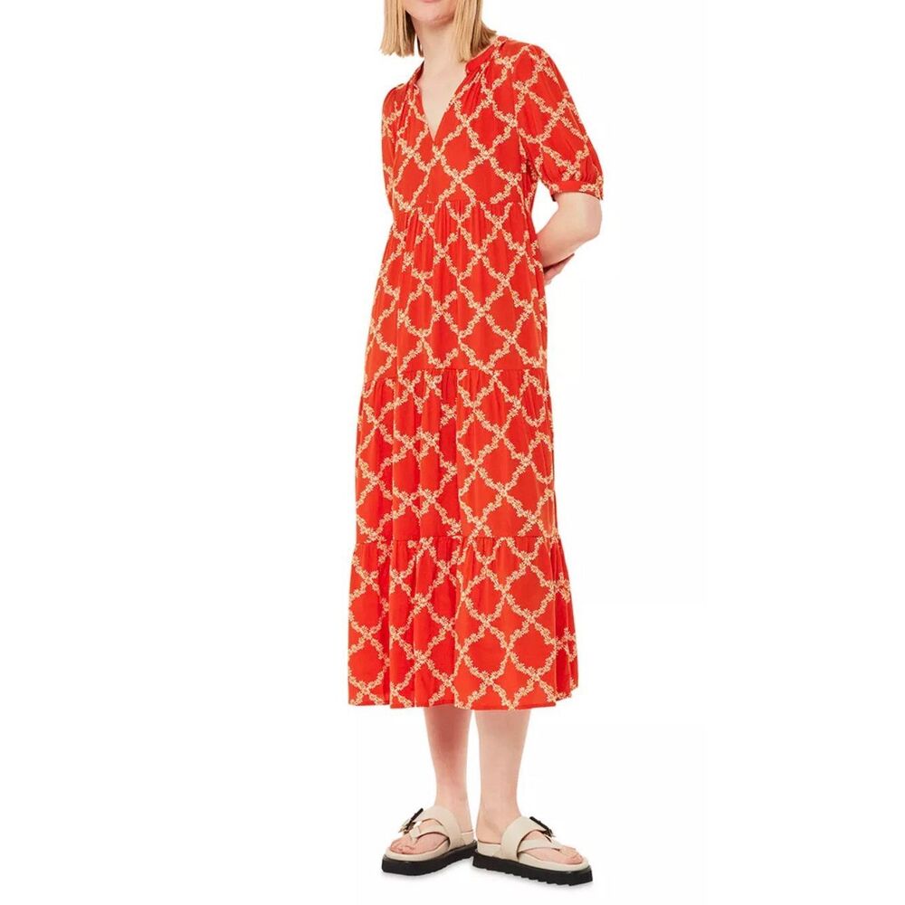 Whistles Daisy Trellis Trapeze Dress